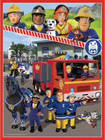 Trefl 2in1 + memos - Fireman Sam's squad / Prism A&D Fireman Sam-2