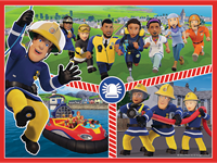 Trefl 2in1 + memos - Fireman Sam's squad / Prism A&D Fireman Sam-3