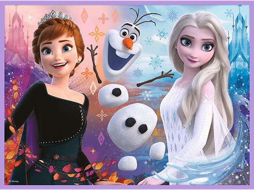 Trefl 2in1 + memos - Princesses in their land / Disney Frozen 2-2