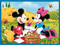Trefl 2in1 + memos - Meet the Disney characters / Disney Standard Characters-2