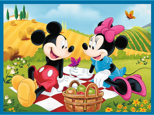 Trefl 2in1 + memos - Meet the Disney characters / Disney Standard Characters-2