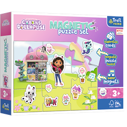 Trefl Magnetic Puzzles - Explore Gabby's world / Universal Gabby's Dollhouse_FSC Mix 70%