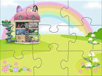 Trefl Magnetic Puzzles - Explore Gabby's world / Universal Gabby's Dollhouse_FSC Mix 70%-2