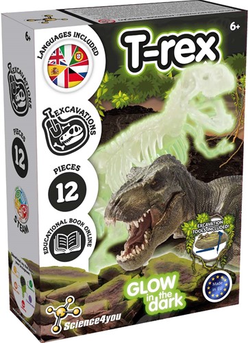 Science4you Excavation T-Rex Glow in the Dark