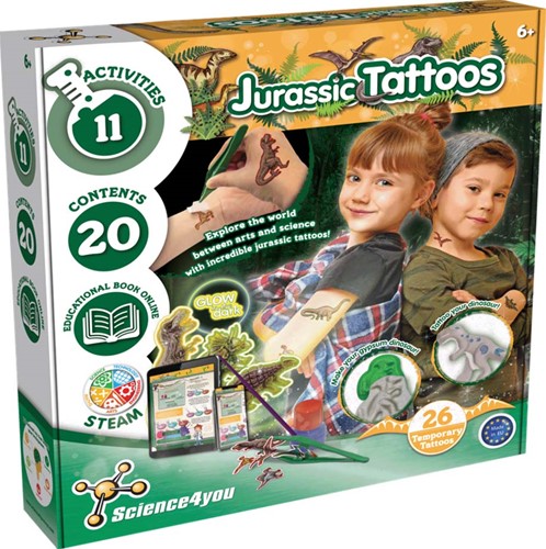 Science4you Jurassic Tattoos