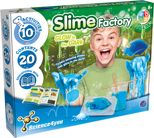 Science4you Slime Factory Glow in the Dark
