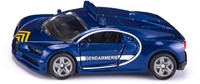Siku Bugatti Chiron Gendarmerie blauw metaal/kunststof rubberen banden deuren kunnen open-2