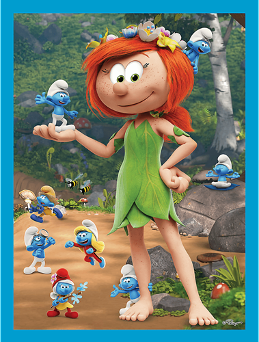 Trefl 2in1 + memos - Smurfs have fun / The Smurfs-3