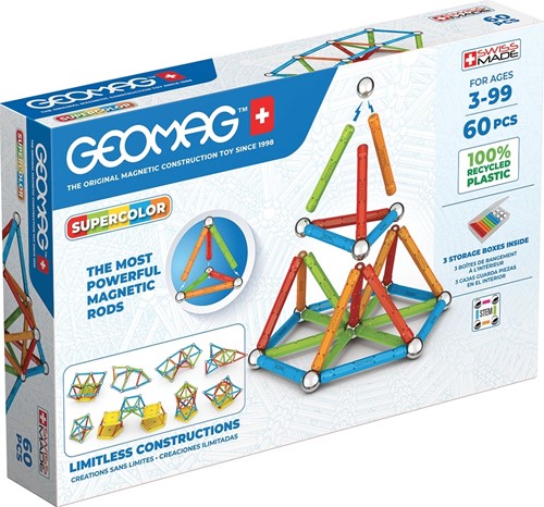 Geomag Supercolor Recycled 60 pcs