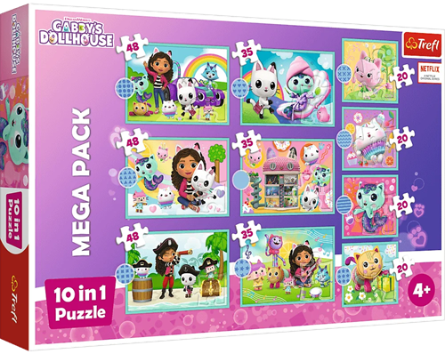Trefl 10in1 - In Gabby's world / Universal Gabby's Dollhouse"