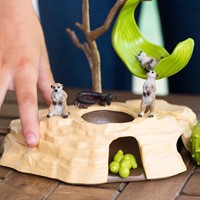 Schleich Wild Life Meerkat Hangout-2