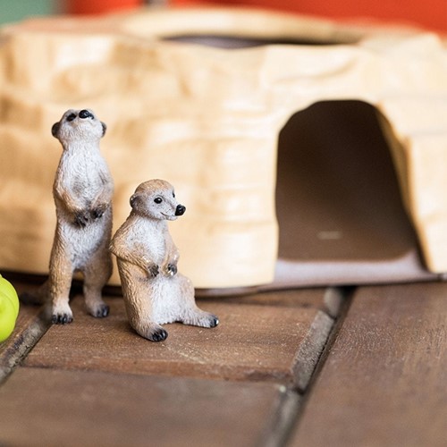 Schleich Wild Life Meerkat Hangout-3