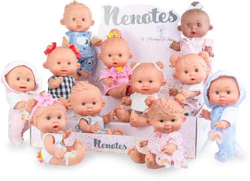 Marina Pau - Pop Nenote Basic - Display 8 stuks - 26cm