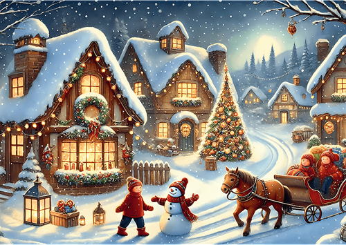 Trefl 1000 - Holiday Sleigh-2