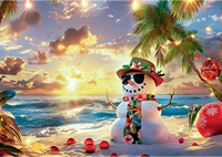 Trefl 1000 - Paradise Snowman-2