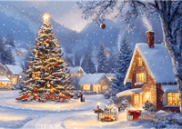 Trefl 500 - Peaceful Winter Night-2