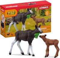 Schleich Wild Life Moose Family-2