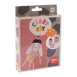 APLI - Craft Kit Pompom Konijntje