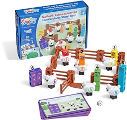 Learning Resources - MathLink® Cubes Numberblocks® Sheep Farm Activity Set