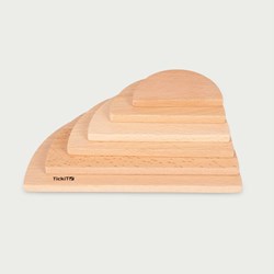 Tickit Natuurlijke Houten Architect Boog Panelen