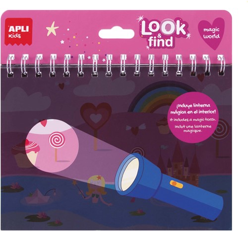 APLI - Boek Zoek & Vind Magic World 6 stuks