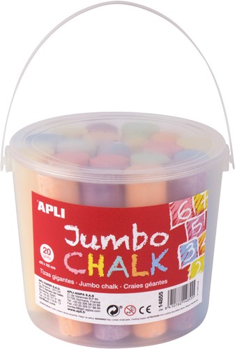 APLI - Jumbo Krijt Assortie 20 stuks