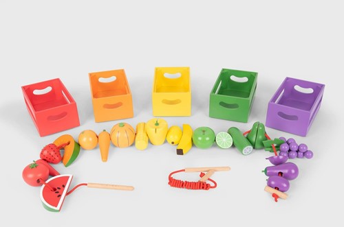 Tickit Houten Sorteerkratten Voor Fruit En Groenten