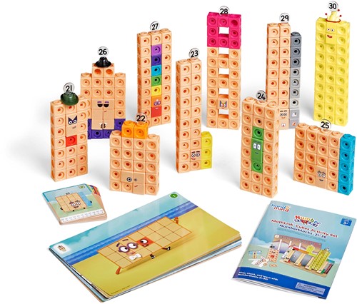 Learning Resources - MathLink® Cubes Numberblocks 21-30 Activity Set-2