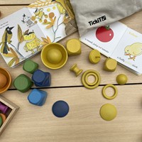Tickit Regenboog Houten Ringen-3