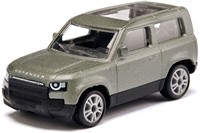 Siku Land Rover Defender 90 P400 AWD speelgoedauto metaal/kunststof groen metallic lak rubberen banden trekhaak-3