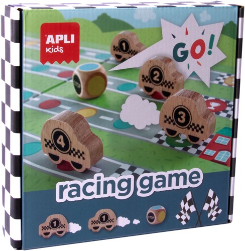 APLI - Race spel met houten autootjes