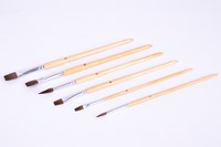 APLI - Houten Penselen Assortie 6 stuks-2