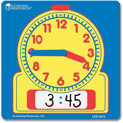 Learning Resources - Write & Wipe Student Clocks (Set of 10)