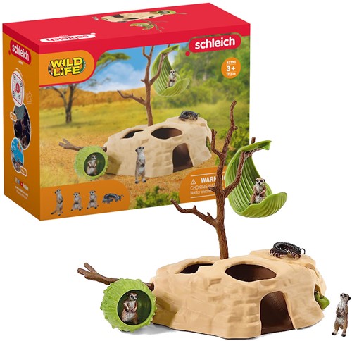 Schleich Wild Life Meerkat Hangout