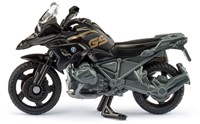Siku BMW R 1250 GS LCI speelgoedmotor metaal/kunststof zwart/zilver beweegbaar stuur en standaard rubberen banden-2