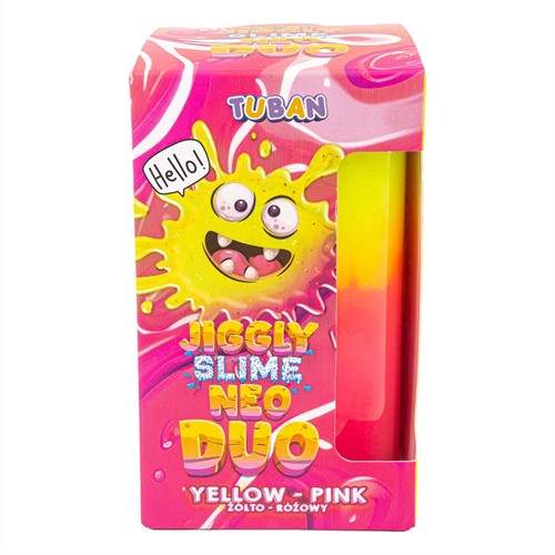 Tuban - Jiggly Slime Neo Duo - Yellow Pink 430 g