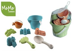 MeMe Green Queen Strand Set met Emmer 7-delig