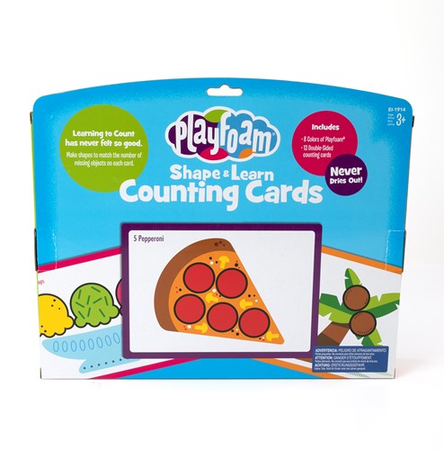 Learning Resources - Playfoam® Shape & Learn Counting Cards-3