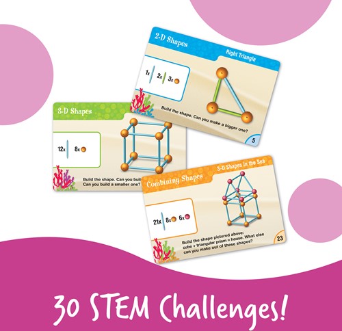 Learning Resources - Dive Into Shapes! ™ A 'Sea' And Build Geometry Set-2