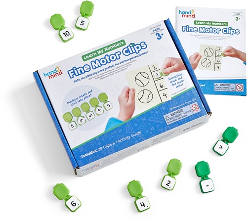 Learning Resources - Learn My Numbers Fine Motor Clips