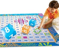 Learning Resources - Make a Splash™  120 Mat Floor Game-2