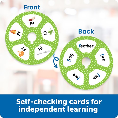 Learning Resources -  Skill Builders! Letter Quiz Wheel-2