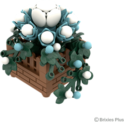 BRIXIES Plus Mini Bloem "Azur blossom" - 128 st