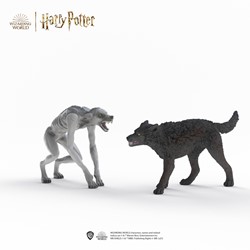 Schleich Harry Potter / Fantastic Beasts Werewolf vs. Animagus