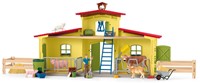 Schleich Farm World Grote stal, geel-3
