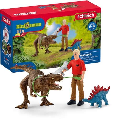 Schleich Dinosaurs Tyrannosaurus rex aanval-2