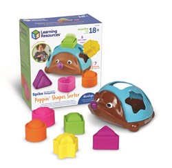 Learning Resources - Spike The Fine Motor Hedgehog® Poppin’ Shapes Sorter