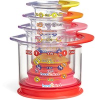 Learning Resources - Rainbow Fraction® Liquid Measuring Cups-2