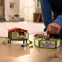 Schleich Farm World Rabbit Hutch-2