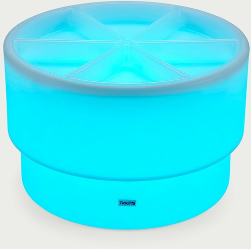 Tickit Sensorische Ontdekkings Tafel met Sfeerverlichting & Houten Scheidingswand Set